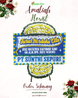 Papan Bunga Duka di Kakaskasen Dua