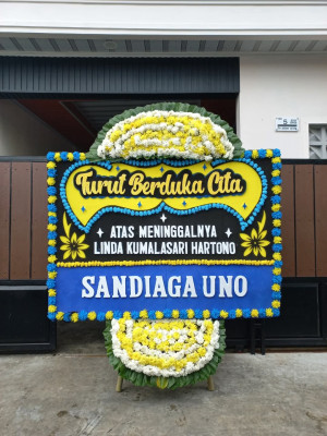 Papan Bunga Duka di Kakaskasen Dua